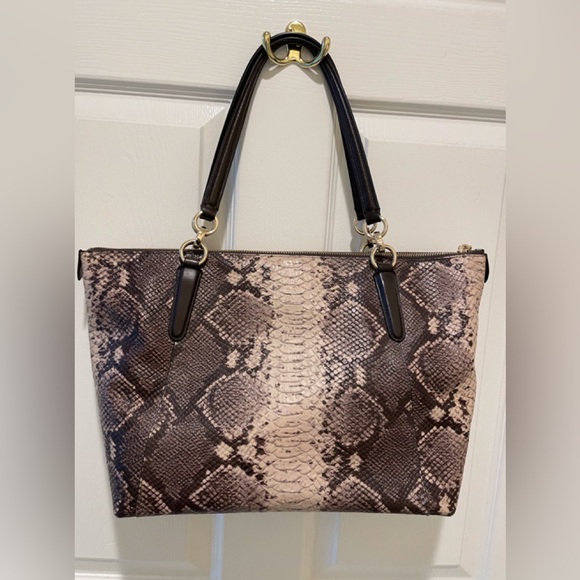 Coach Python Ava Tote Bag (EUC) - Picture 2 of 7